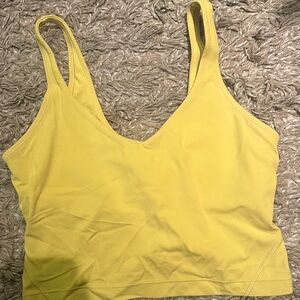 Yellow lululemon Align Top size 4